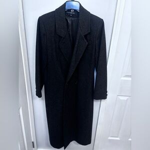 Donnybrook Charcoal 100% Wool Coat Size: 10